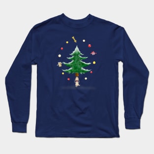 juggling christmas Long Sleeve T-Shirt